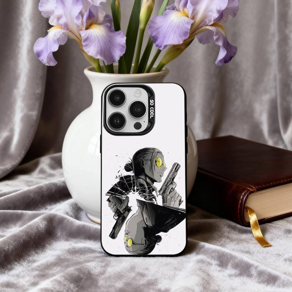 Anime S-Sakamoto-O D-Days Phone Case For iPhone17,16,15,14,13,12,11 Plus,Pro Max Candy Silver Plated Inside Cover