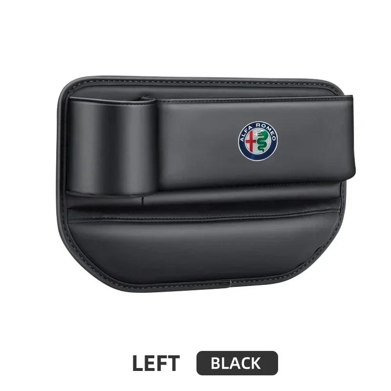 Car Seat Gap Multifunction Crevice Storage Box For Alfa Romeo Giulia Stelvio Giulietta 156 159 147 Mito Tonale Brera Disco