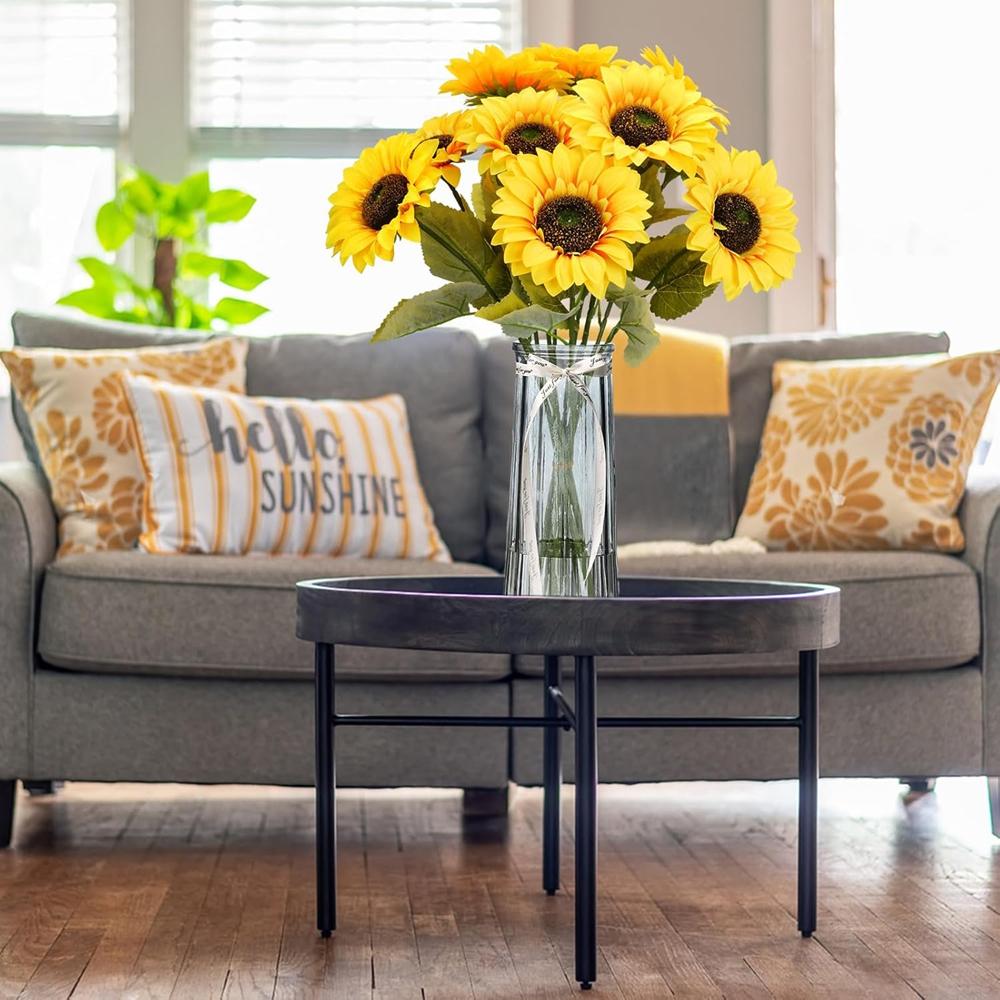 3/5Pcs Artificial Flowers Sunflowers Home Vase Garden Room Table Decor Wedding Bouquet Festival Yard Handmade Diy Gift Accessory