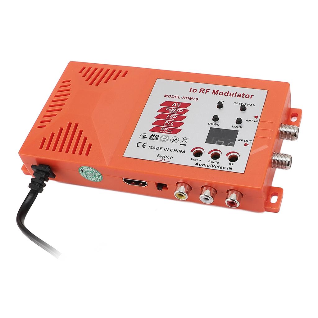 HD Multimedia Interface zu RF Modulator 1080P AV zu RF Koaxial-Konverter Unterstützt PAL NTSC Format