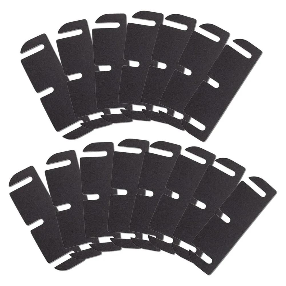 PVC Door Hinge Shims 15 Pcs 3.5Inch X 1.08Inch X 0.060Inch for Fast Door Adjustment Without Disassembly or Replacement