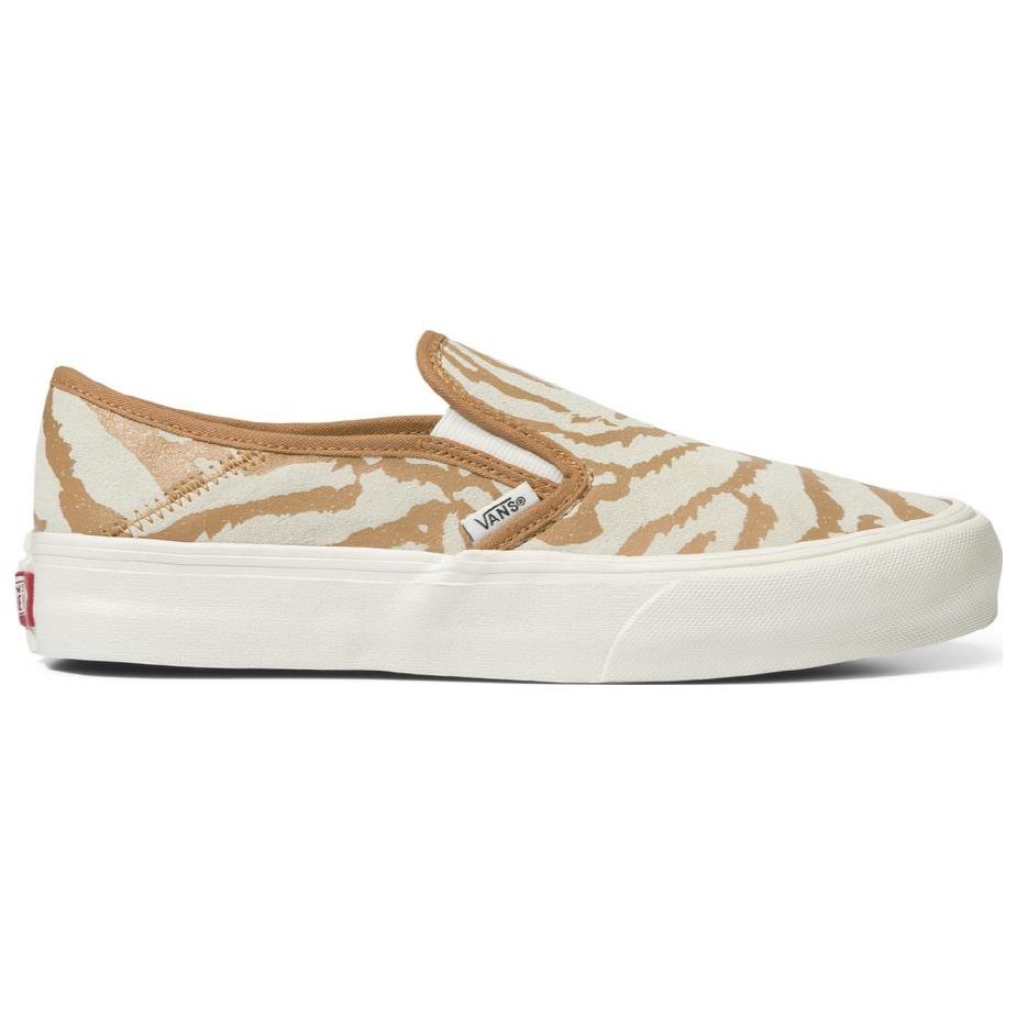 Vans Slip-On VR3 SF Casual Low Top Skate Shoes Unisex sneaker White Brown VN0A4BX8DOB