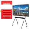 Leaderhub 86-inch 4K Android Interactive Flat Panel with Mobile Stand (CN Version)