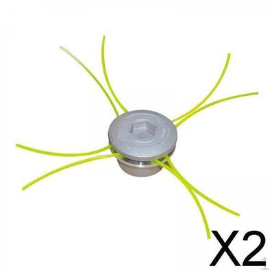 2xAluminium Alloy Weed Trimmer Head Replacement for Mower Tool Accessories