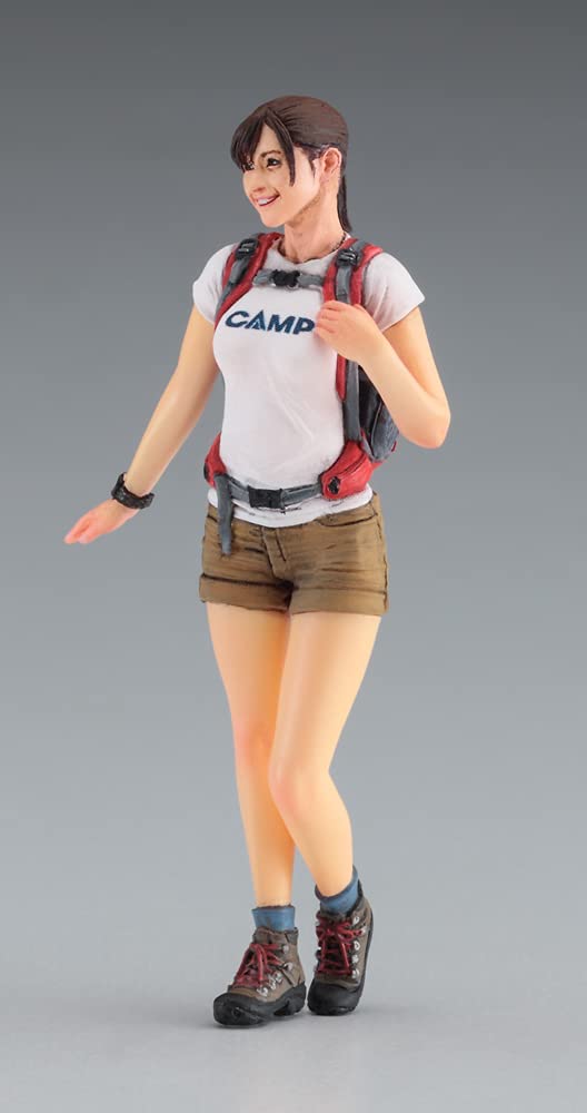 Hasegawa Suzuki Jimny Girls Figure Plastic Model Kit SP501 1/24 w/Camp
