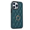 Luxury Leather with Ring Holder Soft Case for iPhone 15 14 13 11 Pro Max 12 Mini XS XR X 8 7 6 6S Plus 14Pro 13Pro Shockproof Cover