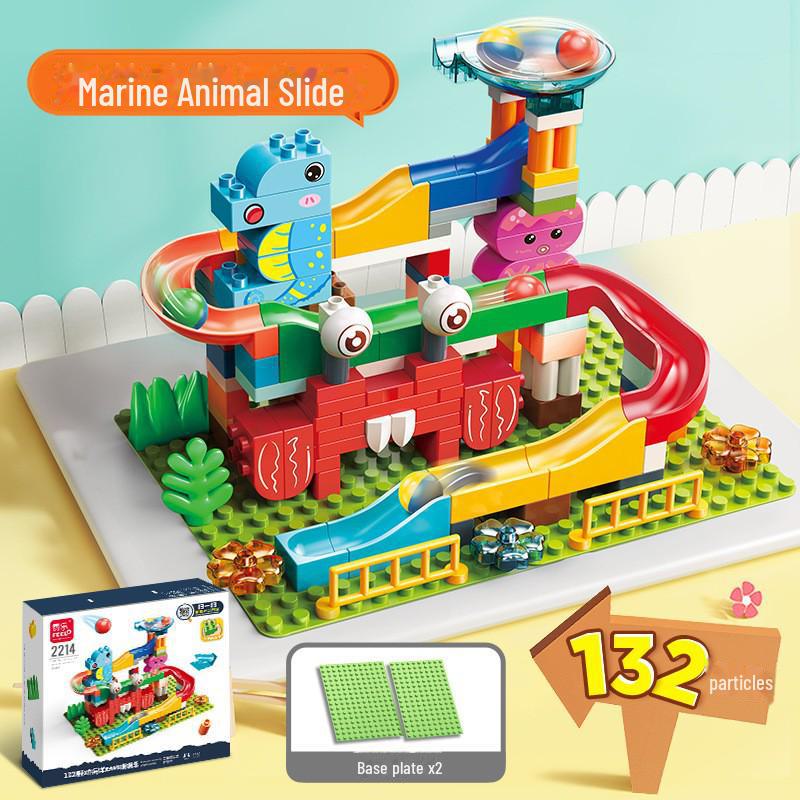 

Feile Крупные строительные блоки Слайд для детей - Лестница для восхождения Игрушка для зоопарка