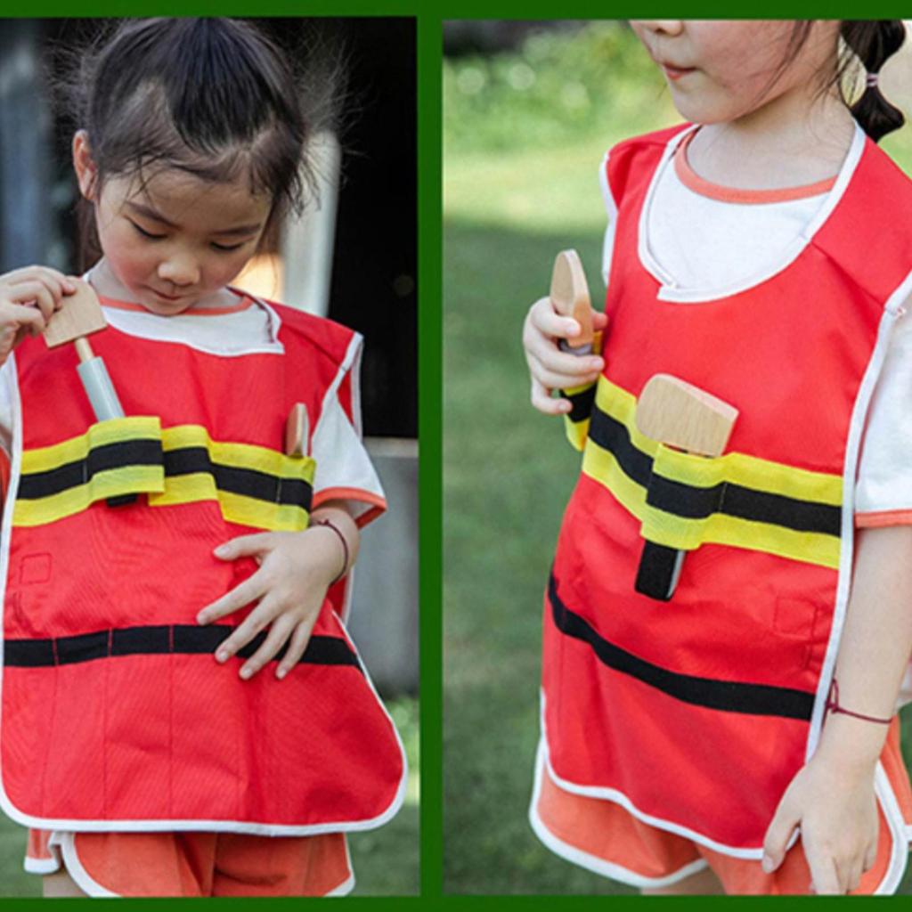 Firefighter RolePlay Playset ChildFriendly Set with Vest and Hat Imaginative