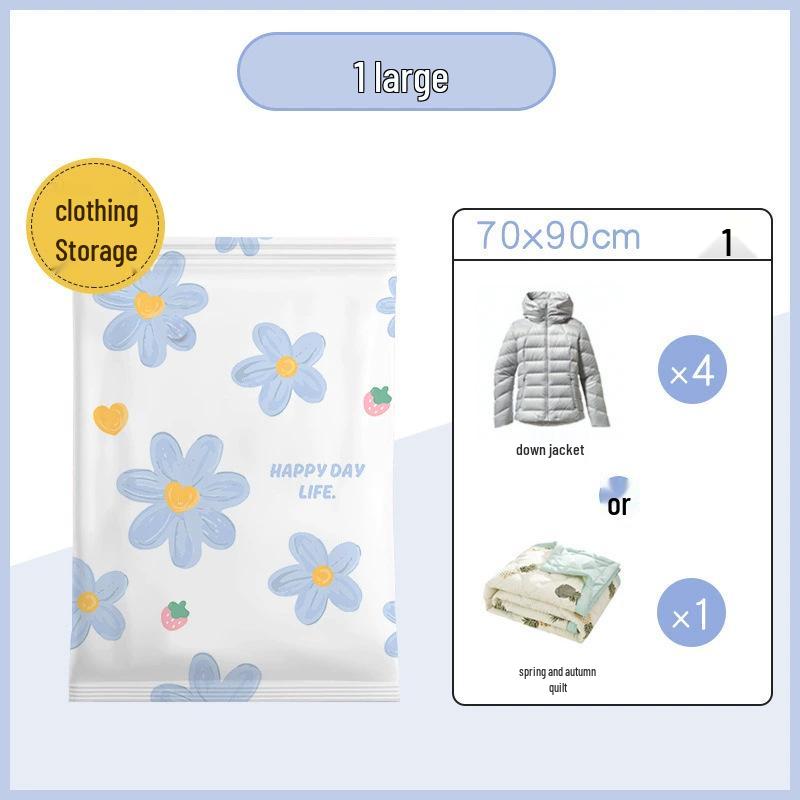 Large Vacuum Compression Storage Bag for Quilts & Clothes