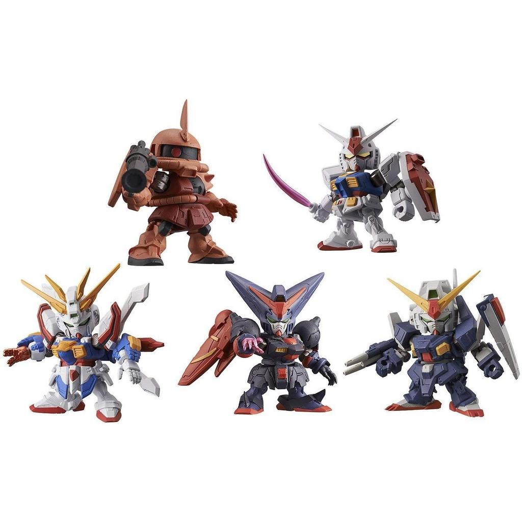 Mobile Suit Gundam Gashapon Warrior DASH 01 All 5 Types