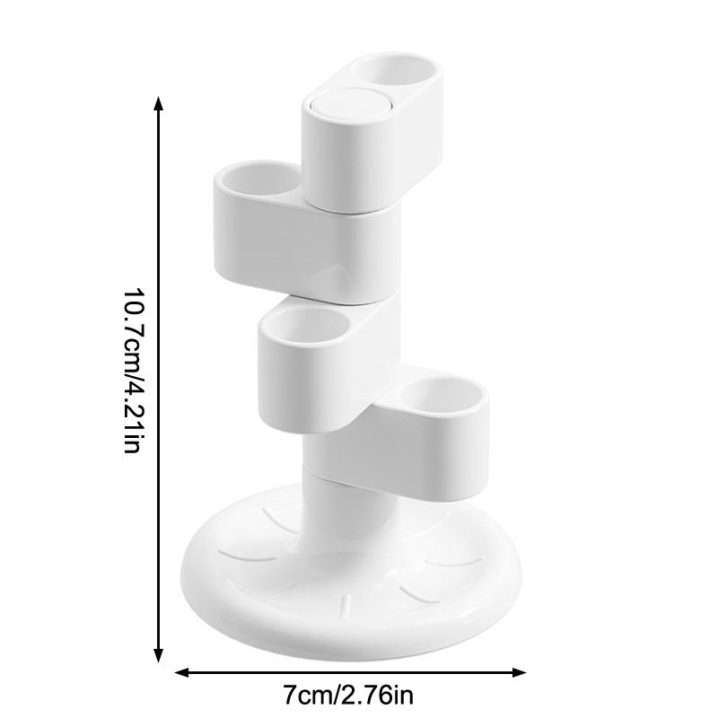 Compartment Design Makeup Brush Storage 360 Rotating Multi-Purpose Rotating Storage Rack Desktop Pen Holder Office Desk