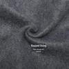 Men's Solid Color Brushed Plus Velvet Thermal Underwear Set for Autumn and Winter