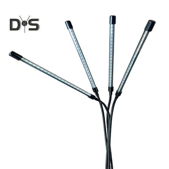 Vnitřní pěstební světlo s 360stupňovou nastavitelnou výškou, funkcí časovače, malou lampou s plným spektrem pro pěstování rostlin