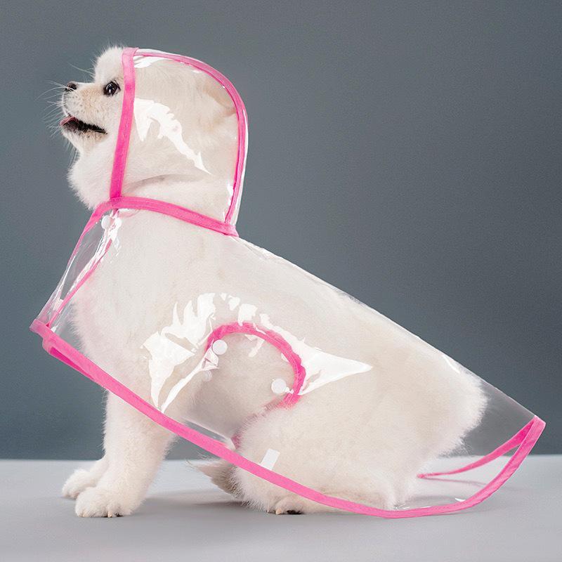Xs/4Xl Pet Raincoat Transparent Dog Raincoat Waterproof And Windproof Pet Clothing Large Dog Pet Dog Dog Costume