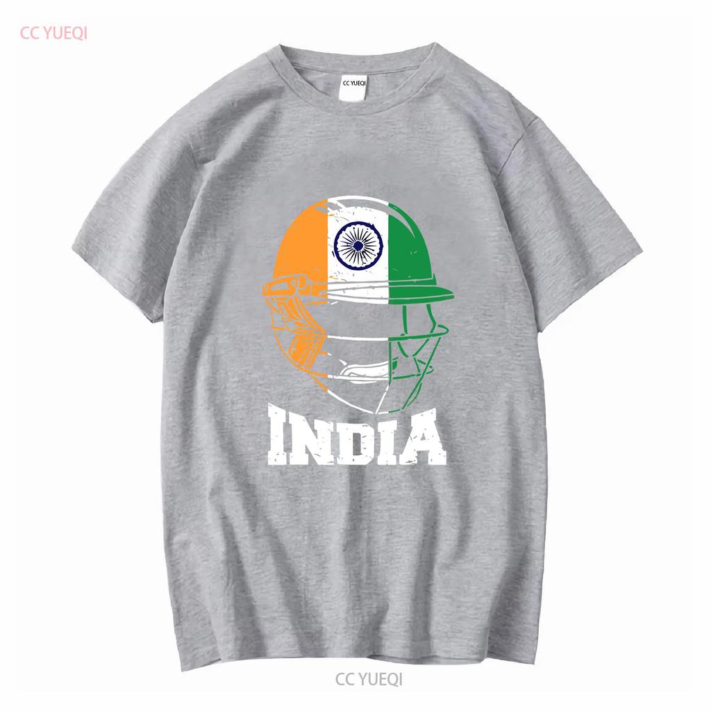 India Cricket T Shirt for Fans Jersey Indian SweaT 16716 vintage Washed Stretched designer clothes Stylish Soft Slightly