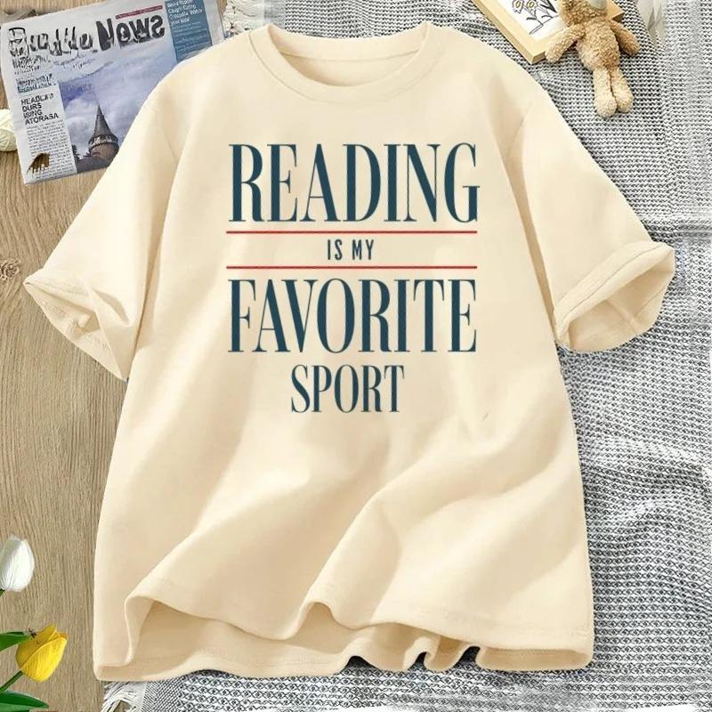 Vintage Reading Is My Favorite Sport T Shirt Bookish Tee Book Reader Bookworm Tshirt Librarian Booklover Tshirt Women Clothing