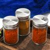 1 Pcs Glass Spice Jars Empty Spice Bottles And Airtight Metal Caps Spice Containers With Aluminum Caps