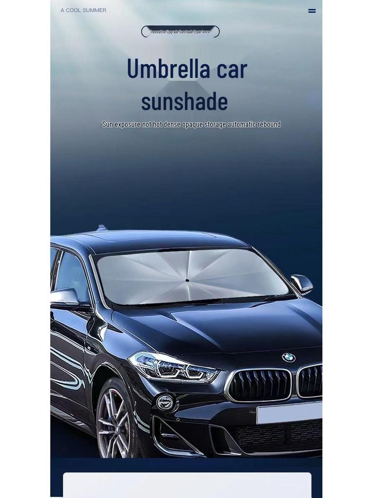 Front Windshield Sunshade: Heat-Insulating Summer Protection for Cars
