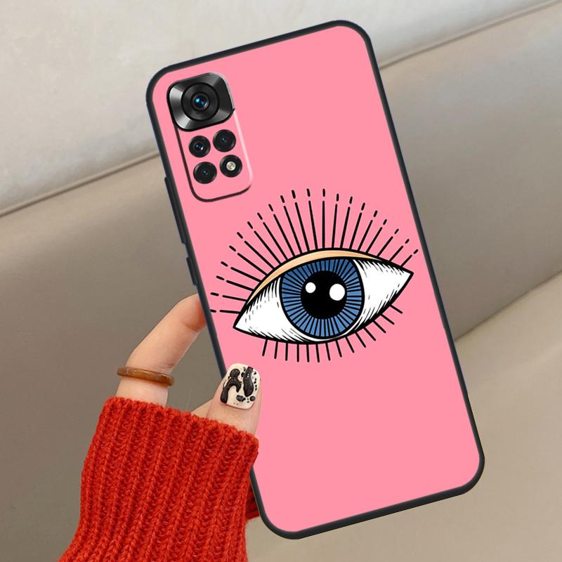 

Чехол-иллюстрация Глаз для Xiaomi Redmi Note 14 13 12 11 10 15 Pro Plus Чехол для Redmi 15 C 13C 10C 12C 14C Redmi 15C 4G
