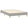 Maison Exclusive - Sommier à lattes de lit et matelas gris clair 120x190 cm tissu