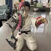 In Stock 11/13cm Demon Slayer Akaza Anime Figure Figure Doll Action Figurine Pvc Ornament Peripheral Desktop Decoration Presents