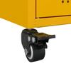 Sideboard Mustard Yellow 100.5 X 39 X 72 Cm Steel