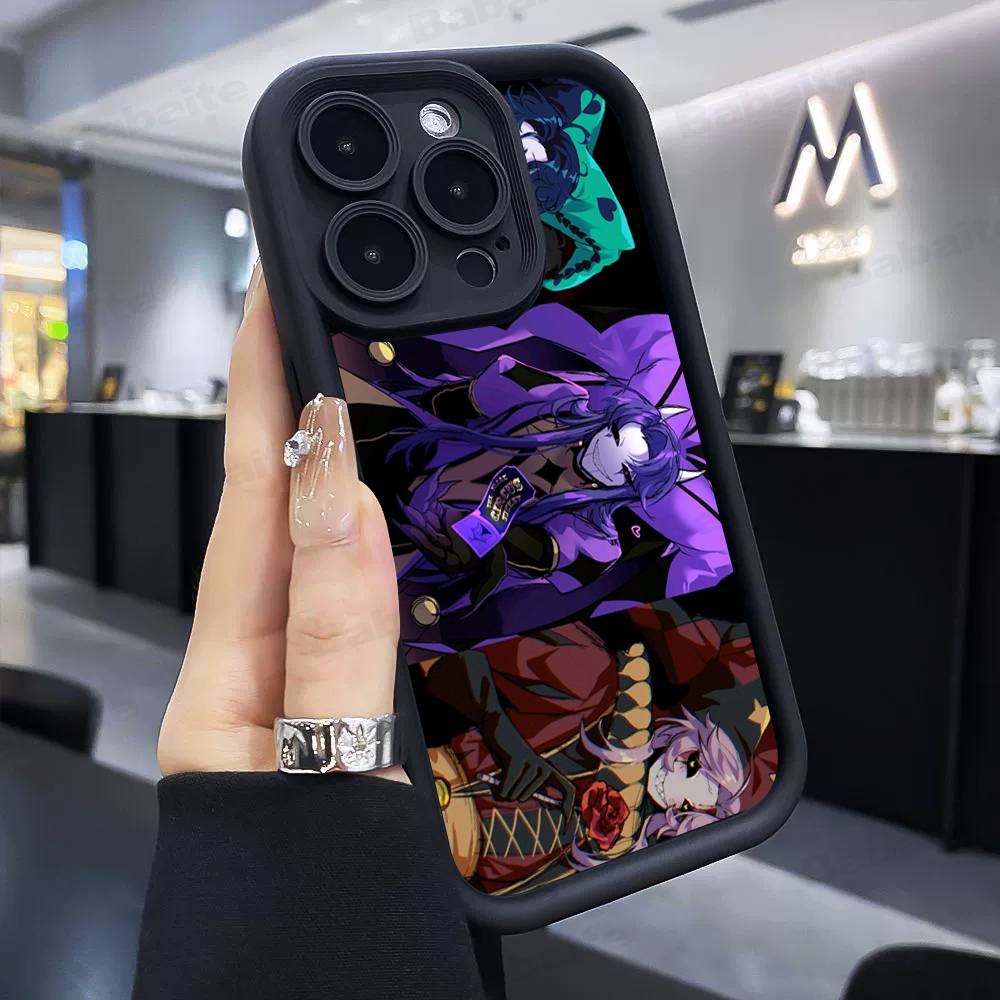The Freak Circus Pierrot Game Phone Case For iPhone 17 16 E 15 14 13 12 11 Pro Max Plus Back Cover