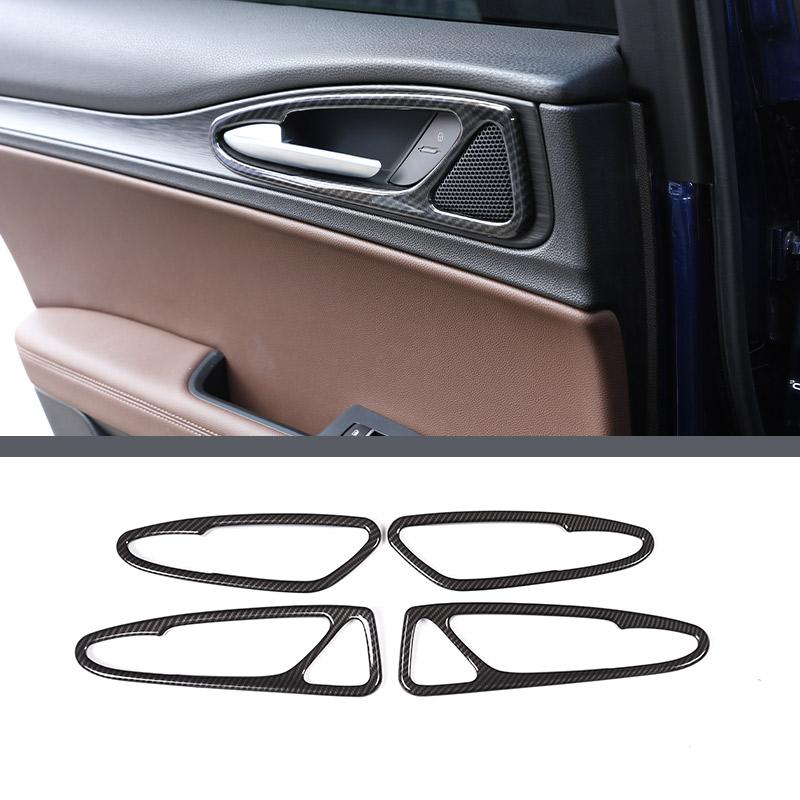 ABS Carbon Fiber For Alfa Romeo Stelvio 2017- Car Interior Trim Sticker Accessories Car Modification Car Styling