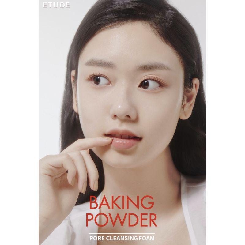 ETUDE HOUSE Baking Powder Pore Cleansing Foam Duo – Deep Pore Cleanser (300g × 2)