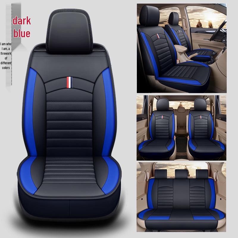 Four-Season Full-Coverage Seat Cushion for Seven-Seat Vehicles: Compatible with Wuling Hongguang S, Baojun 730, Weiwang M50f