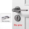 Bedroom Split Door Lock Room Wooden Door Mute Golden Door Handle Indoor Household European Bathroom Universal Door Lock
