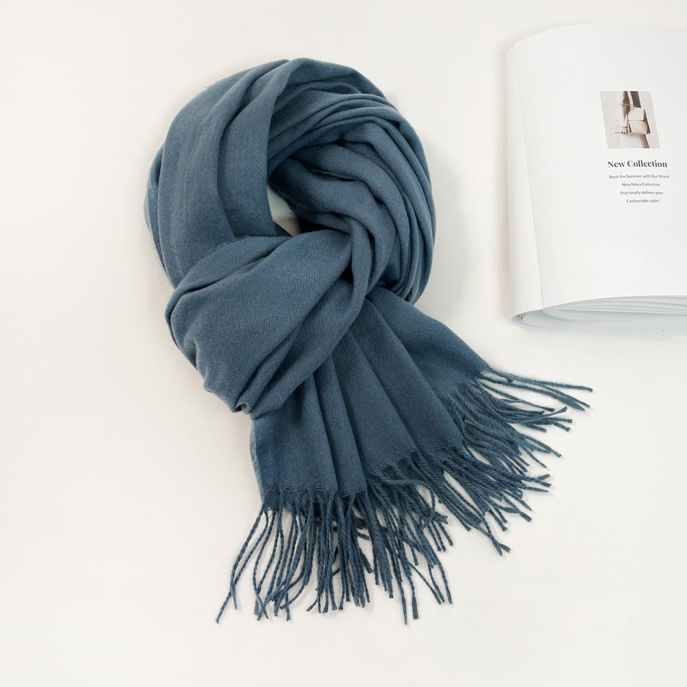 Čtyři roční období k dispozici Nový dámský všestranný kabát na vlasy Imitace kašmírové šály Teplá střední šála šál