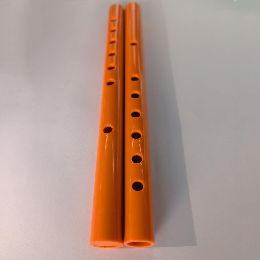 A1A2 Plastic Flutes Musical Instrument Early Education Develop Recorder Portable 6 Holes Clarinet for Kids Beginners Students