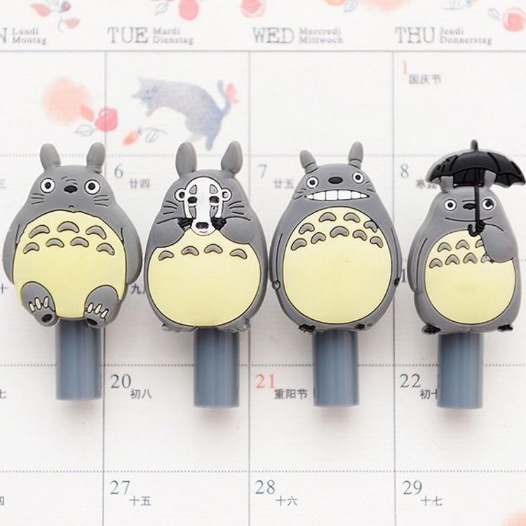 Pen 4pcs  Party Black Ink Gel Pen Cute Stationery Office  Christmas Gifts