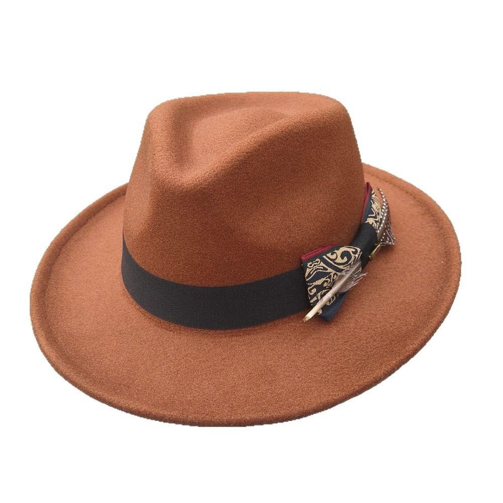 Dress Up Topper Hat Panama Jazz Hat Retro Bucket Hat Costume Accessories