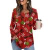 Women's Long Sleeve Tunic Loose Tops Casual Oversized Tops Pleated Tunic Button Down Casual Women's Print Tops
