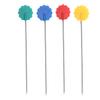 100pcs Flower Head Sewing Pins Flat Head Straight Quilting Pins for Sewing   Projects
