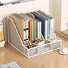 Metal Desk File Organizer Space-saving Document Management Rack Document Storage Shelf  Office Use