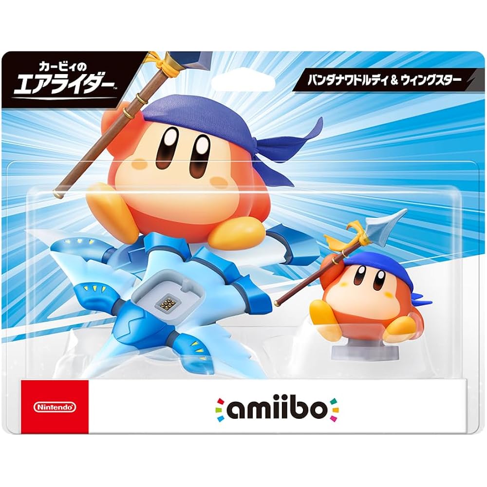 amiibo Bandana Waddana Doldy & Wingstar (Kirby Air Rider Series)
