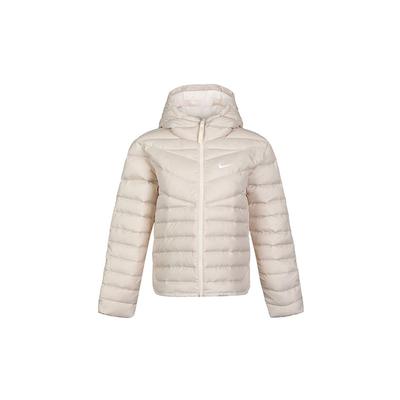 Ropa Deportiva Relleno de Plumón Casual Cálida Chaqueta de Plumón con Capucha Invierno Chaqueta de Mujer Blanco Claro CU5095-140