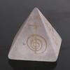 Pyramid Crystal Energy Stone Metaphysical Reiki Healing Gemstone Gift White