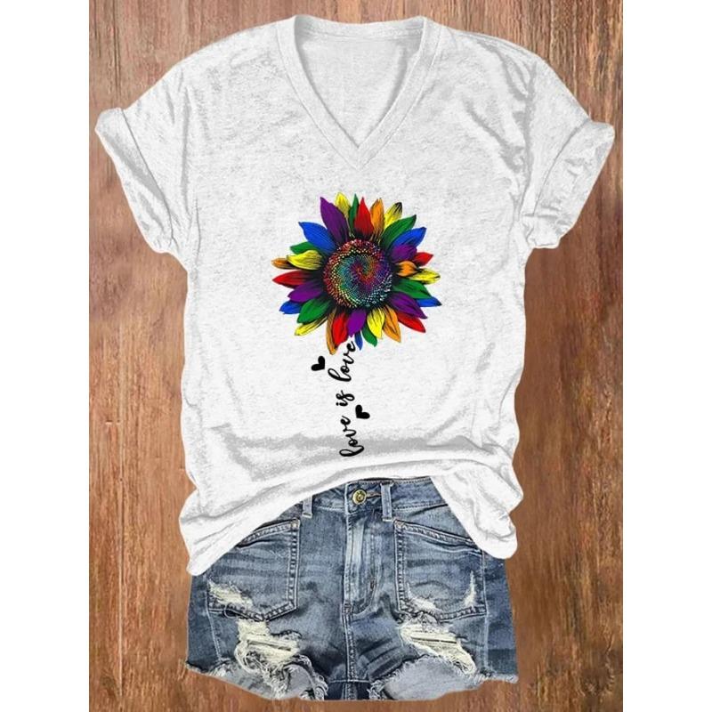 

Новая летняя футболка в полоску с 3D-принтом и V-образным вырезом, с короткими рукавами, для похудения 5XL