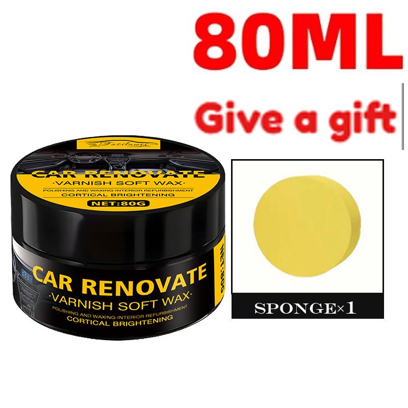 

Good high quality Car Plastic Restorer Back To Black Gloss Auto Interior Leather & Panel Renewal Wax Coating Agent Auto Polish A