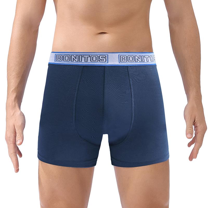 4 Pieces/pack Mens Polyester Boxer Briefs Letter Belt Men's Panties New Boxers Underwear For Man Shorts Sexy Men Underpants