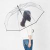 Transparent vinyl POE jump jumbo large rain umbrella umbrella, 70cm, non-slip, umbrella, size, [LIEBEN-0641]