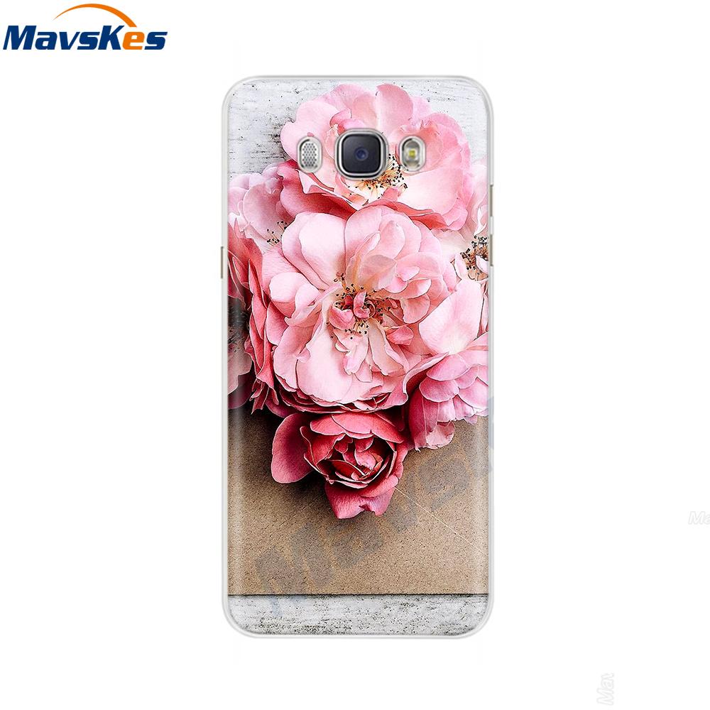 

For Samsung J7 2016 Case Print Flower Soft Silicone Back Cover For Samsung J7 2016 TPU Phone Case For Samsung Galaxy J7 2016 Samsung J7 2016