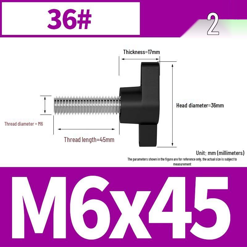 Stainless Steel Z-Type T-Handle Slotted Screw with Plastic Head (M4/M5/M6/M8)