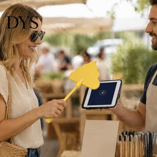 Contactless Payment Wand 3D Printed Tap-to-Pay Cloud Wand, NFC Credit Card Holder Pay Tool Tap to Fairy for