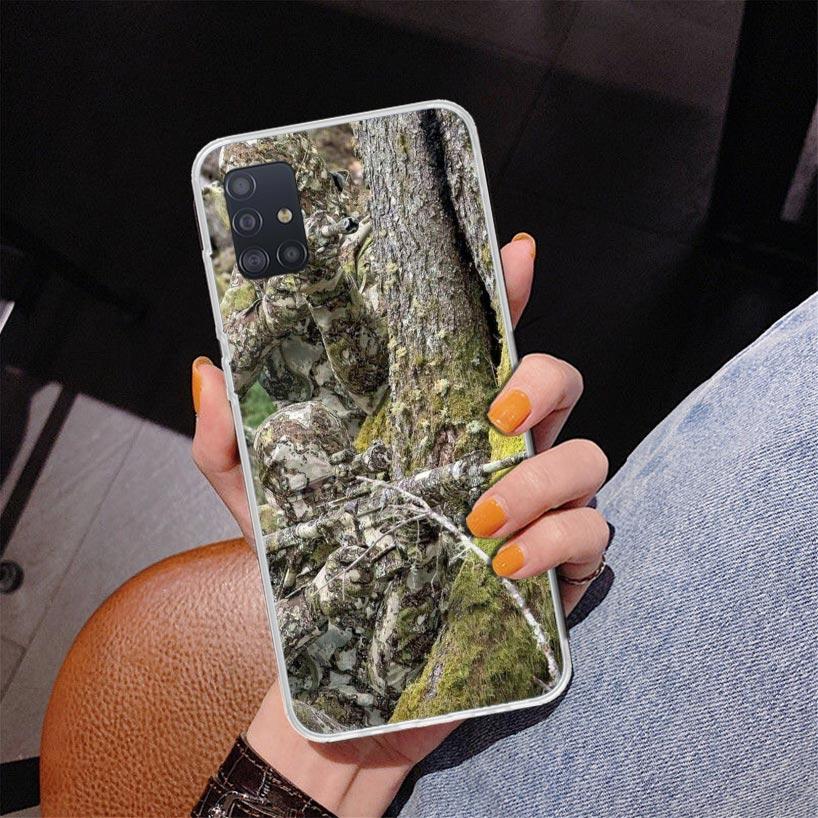 Camouflage Military Phone Case For Samsung Galaxy A52 A32 A22 A12 A51 A31 A50S A30S A20S A10S Note 20 Ultra 10 Plus S10 A72 A71