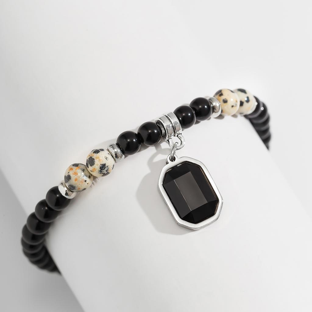 Simple Beaded Foot Chain Anklet Delicate Stone Pendant Anklet Bracelet Ornament Ankle Bracelet for Women and Girls
